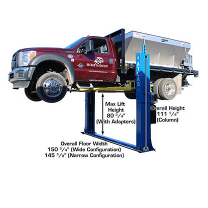 Atlas BP12000X 12,000lb 2 Post Vehicle Lift